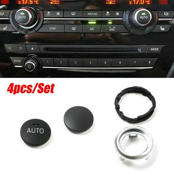 1set A/C Control Rotation Knob Button Switch 61319393931 For BMW 5 6 7 Series X5
