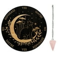 1set AHADEMAKER Divination Sets including 1Pc PVC Plastic Pendulum ...