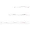 thumbnail image 1 of 1set Acrylic Rulers Measuring Tool for Hole Punchings Clear 17~32x2x0.3cm 3pcs/set, 1 of 6