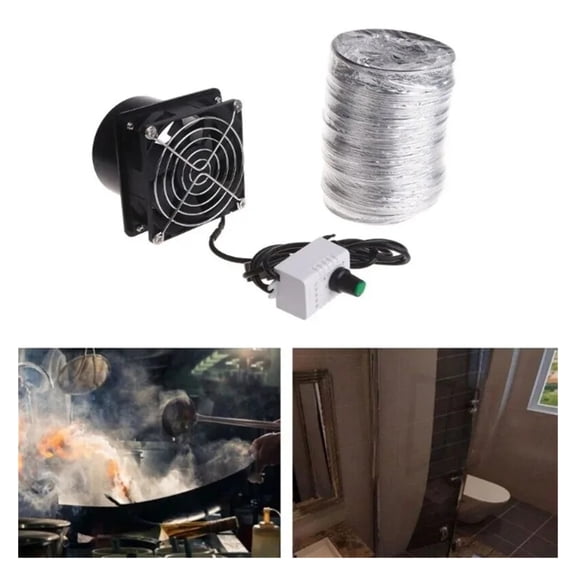 1set Adjustable Speed Solder Smoke Absorber Fume Extractor Fan Pipe Duct Exhuast Fan USB Adjustable Speed With 1M Pipe ,Easy to Install