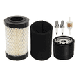 thumbnail image 1 of 1set,Air Filter Tune Up Kit Compatible with Briggs & Stratton 591334 492932 696854, Fits John Deere D100 D110 D125 D130 D140, Husqvarna YTH22V46 YTH24V48 YTA22V46 Lawn Mowers, 1 of 1
