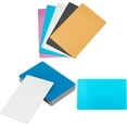 thumbnail image 1 of 1set Aluminium Blank Name Cards for Laser Engraved Custom Visiting Business Cards Mixed color 5 colors 5Sheets/color 25sheets/set, 1 of 4