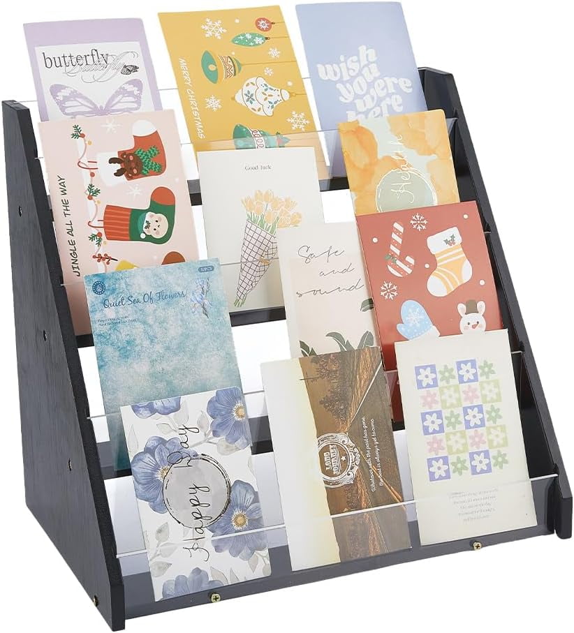 card display case risers Amazon.com: valonic credit card sleeves - 12-pack - sturdy transparent  plastic sleeves main image 0