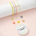 thumbnail image 1 of 1set Bracelet Making Kit Including Glass Seed & Heart CCB Plastic Beads Elastic Thread Yellow 442pcs/set, 1 of 1