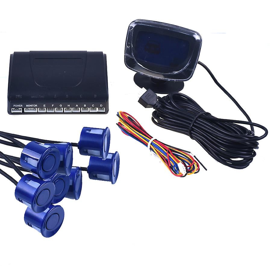 1set Car Led Parking Sensor Kit Display 4 Sensors For All Cars Reverse