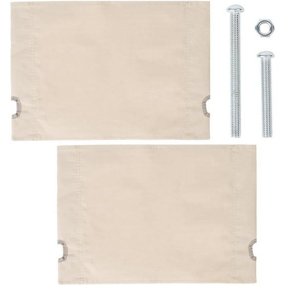 1set Cloth Folding Chair Cover Replacement Fabric for Camping Chair Accessories Silver 480x350x2.5mm