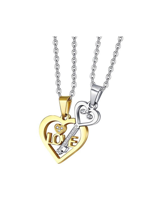 1set Couple Necklace