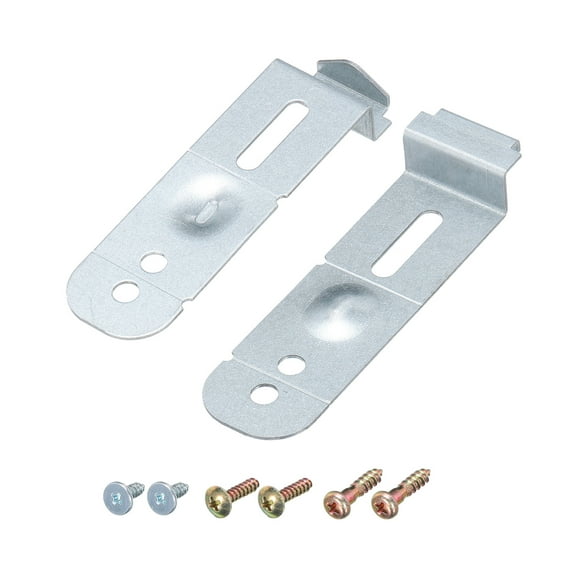 1set DD9401002A Dishwasher Mounting Brackets Kit (2pcs Mounting Brackets,6pcs Screws)Fit for Dishwashers Replaces