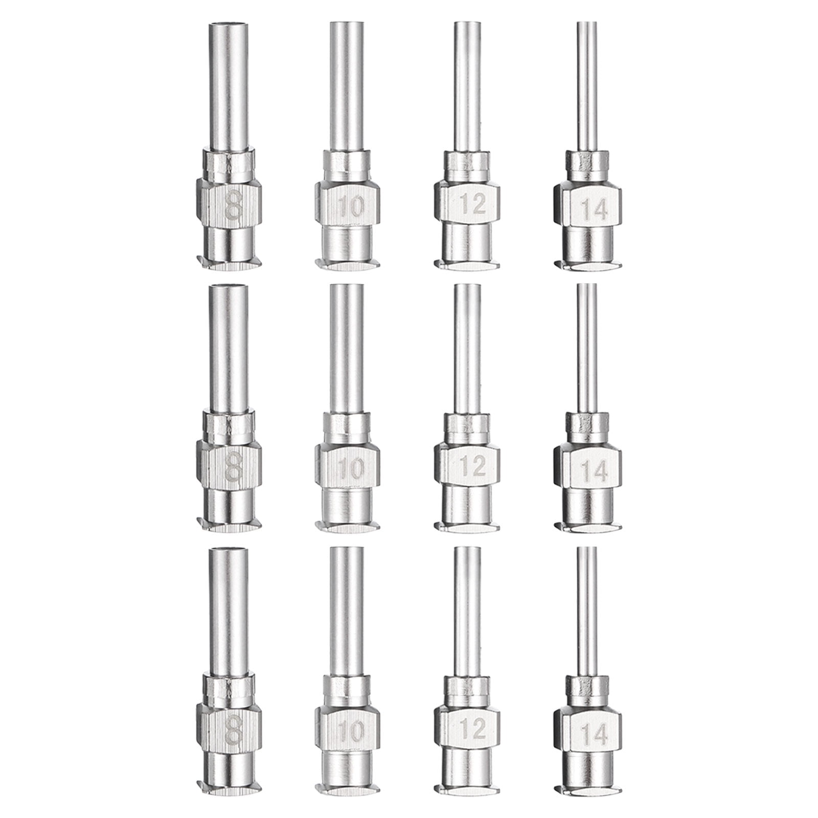 1set Dispensing Needles 8-14 Gauge 0.5 Inch Stainless Steel Blunt Tip ...