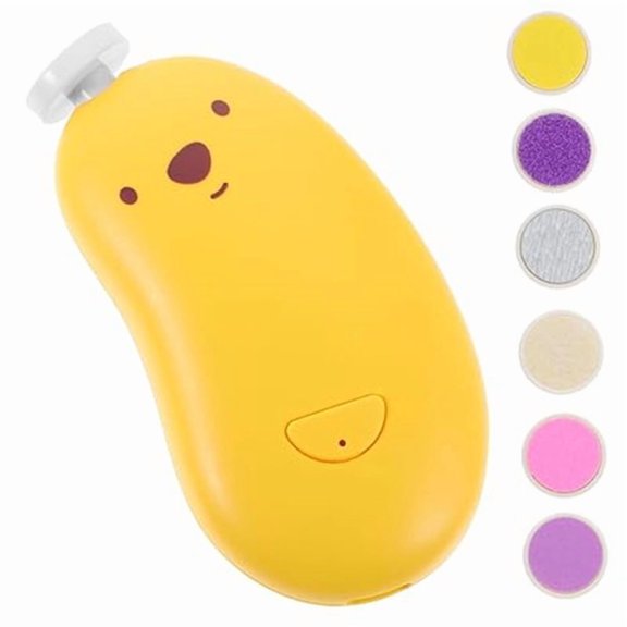 1set Electric Nail Trimmer for Grinding Heads Safe and Gentle Nail Grooming Tool for Led Light Function for Easy Use