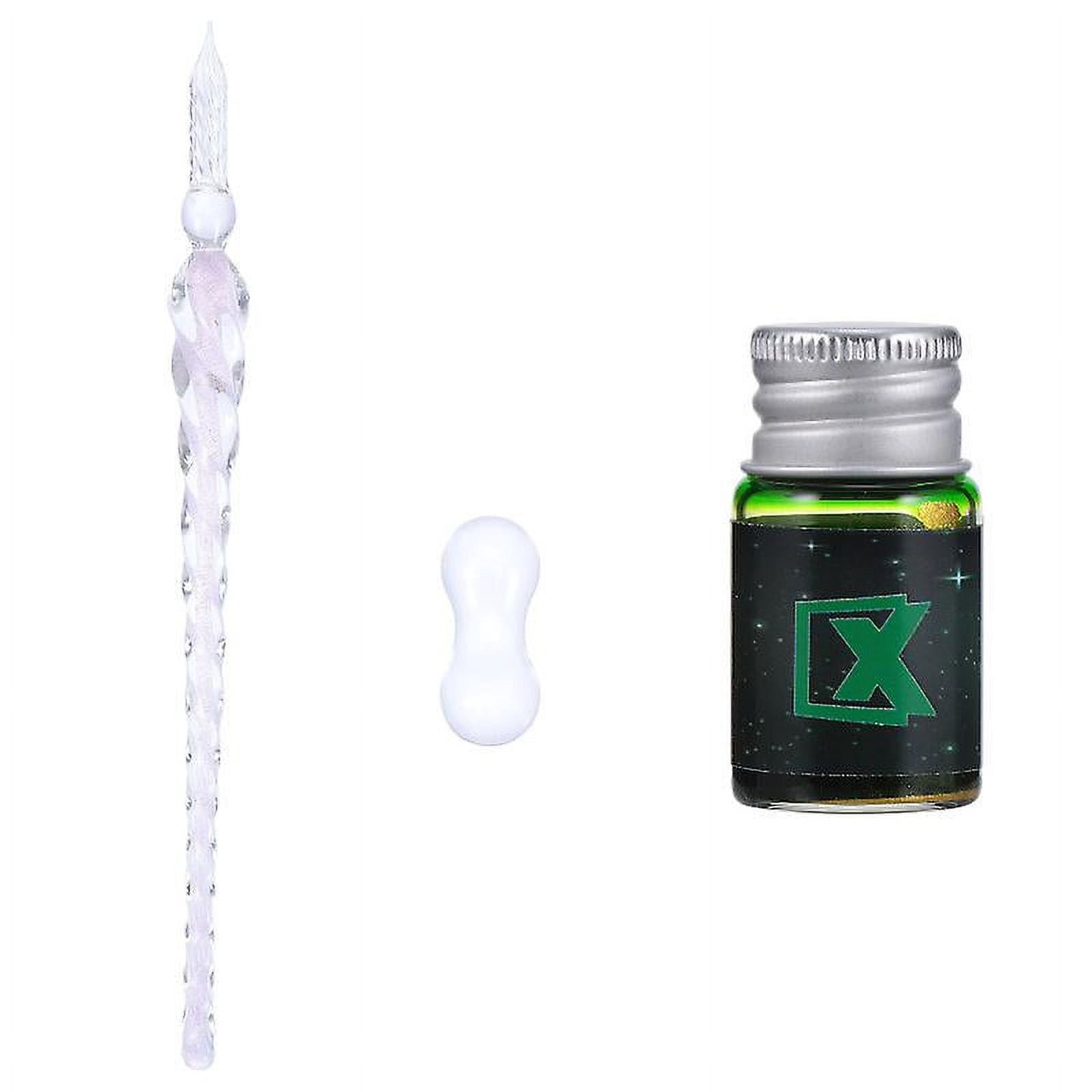 1set Glass Dipped Pen Set