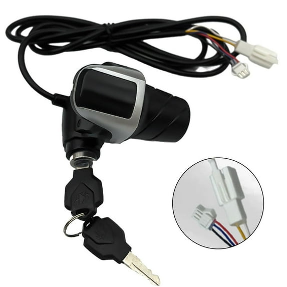 1set Half Throttle Half Throttle 5 Pins Half TwistThrottle Electric Bike Ebike Right Hand Grip SM3Y 2.8 2A Shock-absorbing
