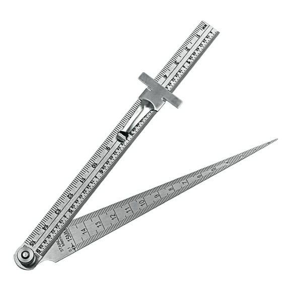 1set High Precision Taper Feeler Gauges 1-15mm Stainless Steel Depth Ruler Gap Hole Welding Inspection Measurement Repair Tool