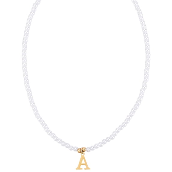 1set Imitation Pearl with Stainless Steel Pendants Necklaces 15.83~16.22 inch(40.2~41.2cm) end extender: 48~51mm long pendants: 13x10.5mm