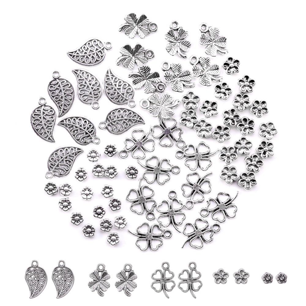 1set Jewelry set Making with Chip Beads Freshwater Shell Chips Beads style Alloy Findings Brass Jump Ring & Earring Hook Iron Eye Pin & Head Pin Elastic Thread 17.4x10x2.15cm