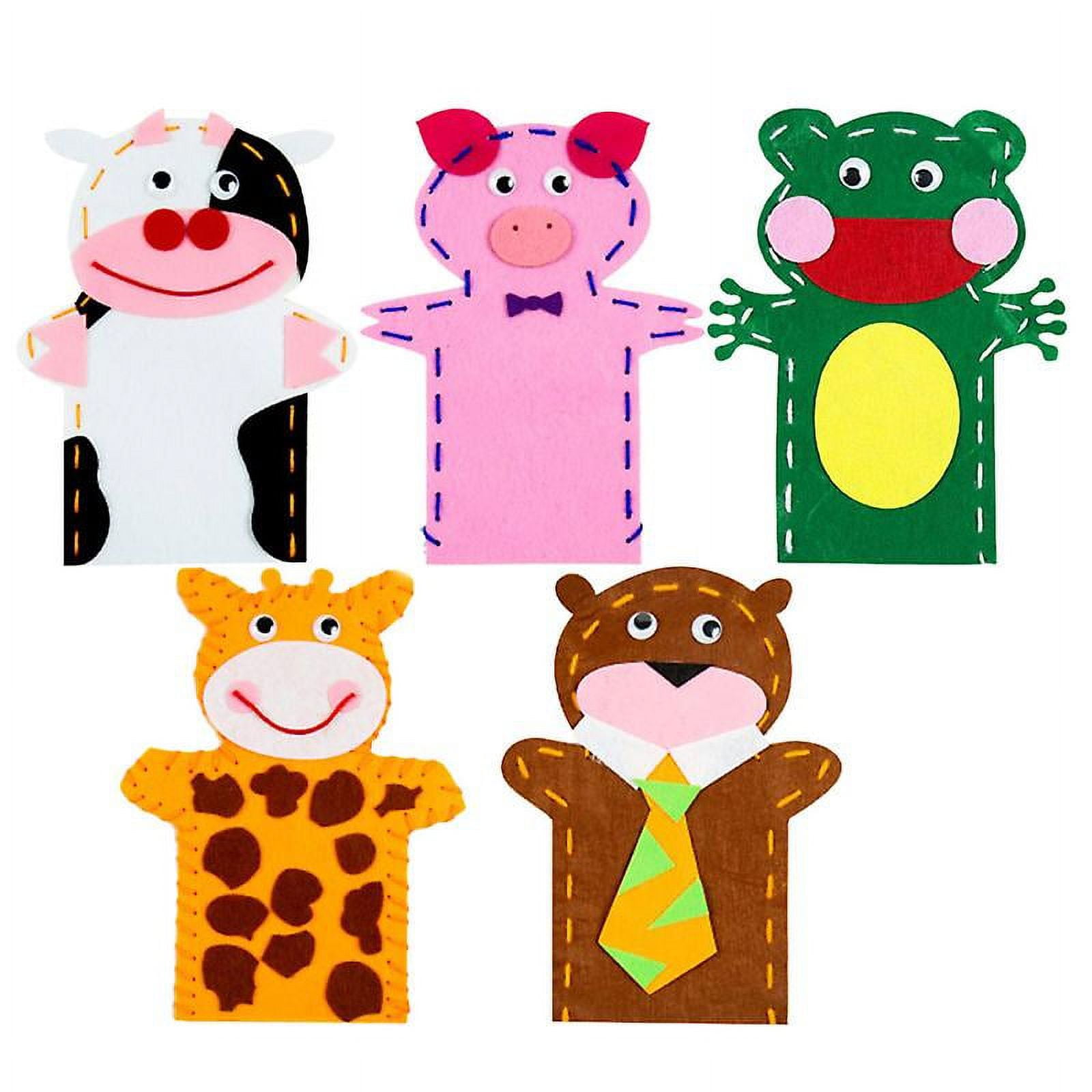 Felt Hand Puppet Making Kit for Kids Art Craft Creative DIY Make Your Own  Crafts Storytelling Role Play Party Supplies for Child - AliExpress
