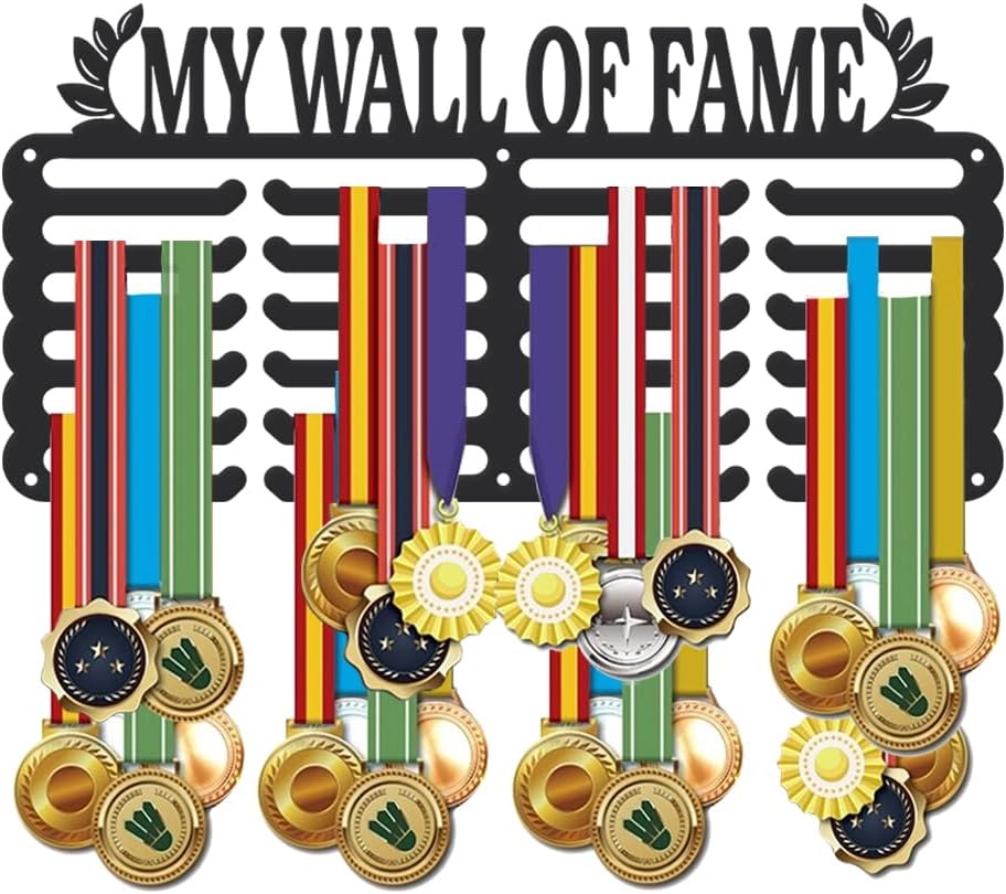 1set Medal Hanger Display Sports Medal Holder Metal Award Organizer ...
