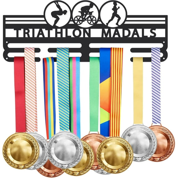 1set Medal Holder Wall Mount Metal Rack Personalized Award Hanger