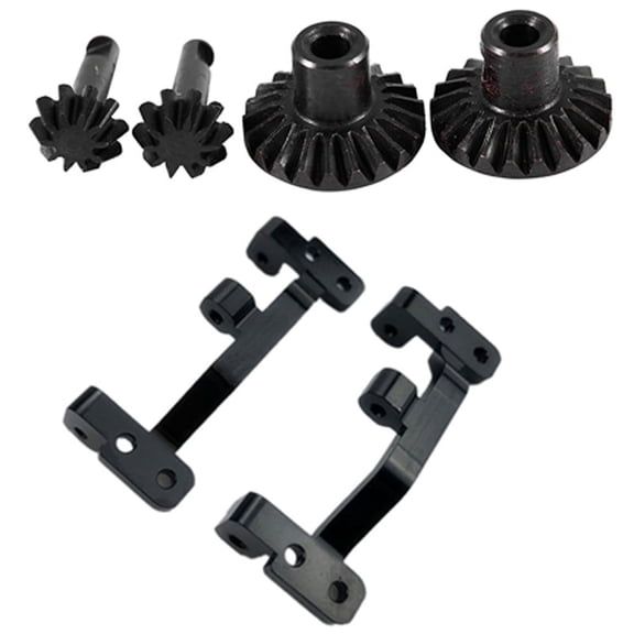 1set Metal Front & Rear Axle Gear Shaft Driving Gear Set for B1 B14 B16 B24 C14 C24 & 1Pair Metal Pull Rod Base