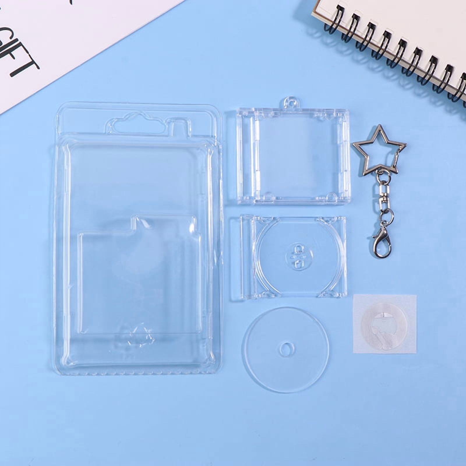 Mini Ccd Keychain 1set Mini NFC Functional CD Disc Case Key Chain Peripheral ...