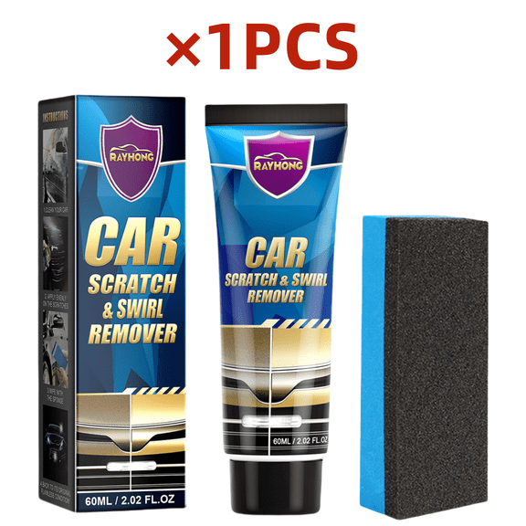 1set Nano Sparkle Cloth Car Scratch Remover, Car Scratch Repair Paste, Car Scratch Repair Paste Polishing Wax, Nano Sparkle Cloth for Car Scratches, Magic Car Scratch Repair Cloth