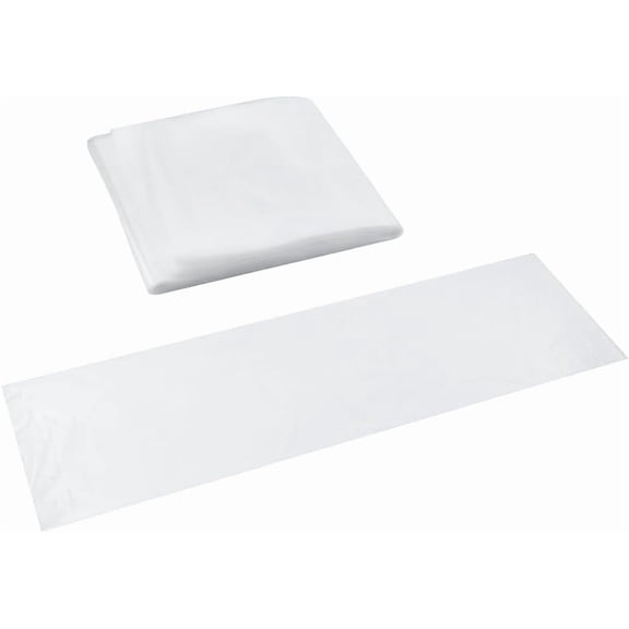 1set PH 10x31 Inch Flat Open Poster Bags Sleeves 100pcs Poster Poly Bag Long Plastic Sleeves Clear Plastic Flat Open Bags Waterproof Poster Storage Bag for Large Narrow Items Clear