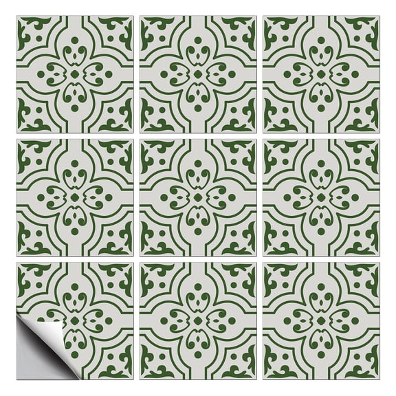 1set PVC Wall Stickers Wall Decoration Floral 150x150x0.3mm 18pcs/set for making
