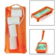 thumbnail image 1 of 1set Paint Roller Set 2inch Mini Foam Paint Roller With Handle And Trays High Density Foam Roller Roller Painting Decorating Kit, 1 of 8