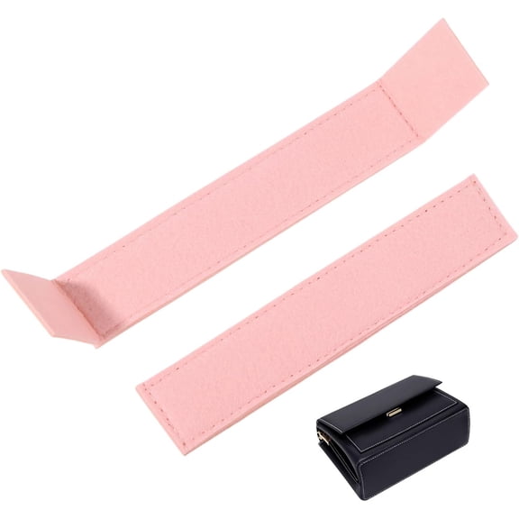 1set Purse Base Shaper WOC Rectangle Felt Bag Base Shaper for Handbag Wallet DIY Pink