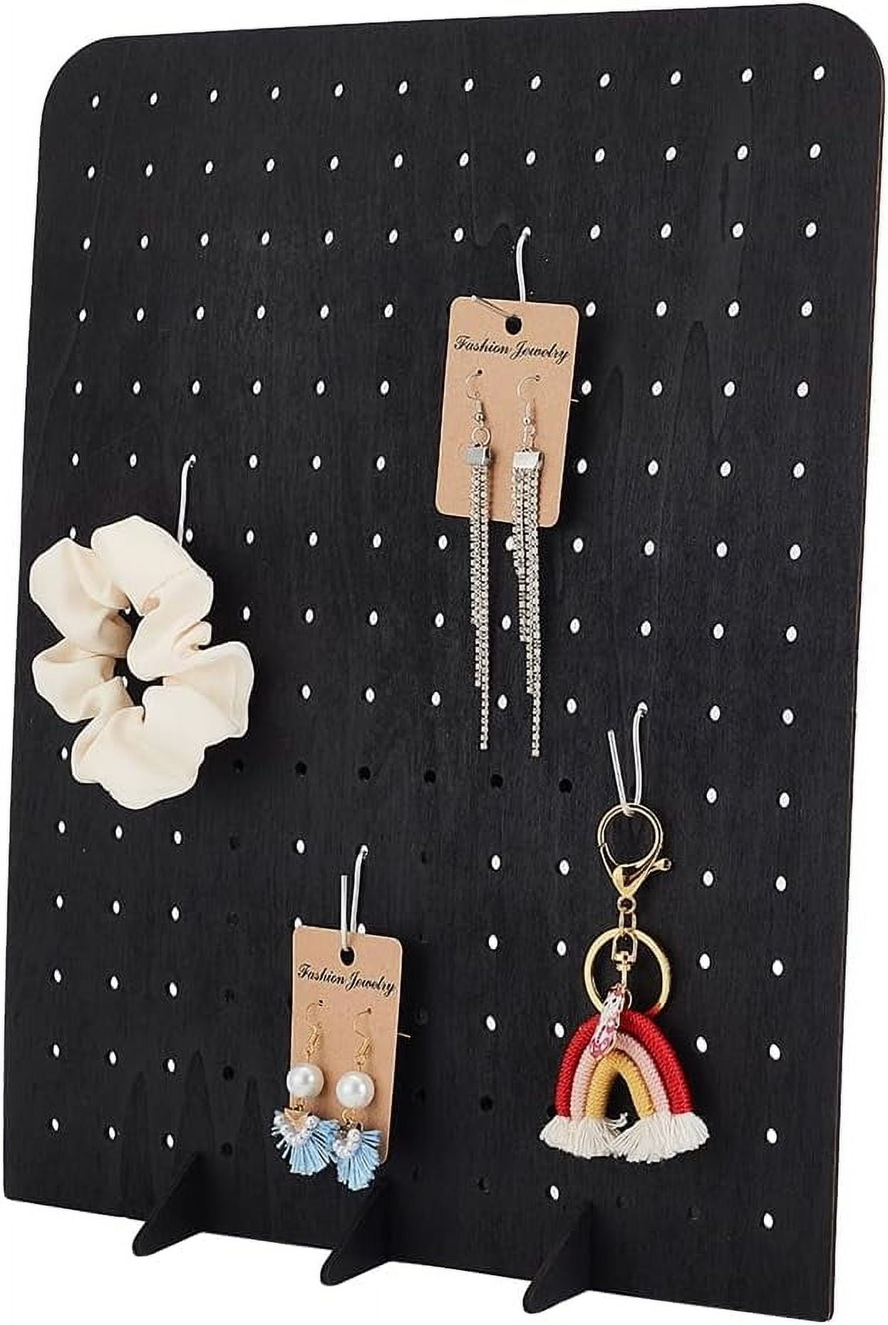 1set Rectangle Wood Jewelry Rack Jewelry Display Holder for Earrings ...