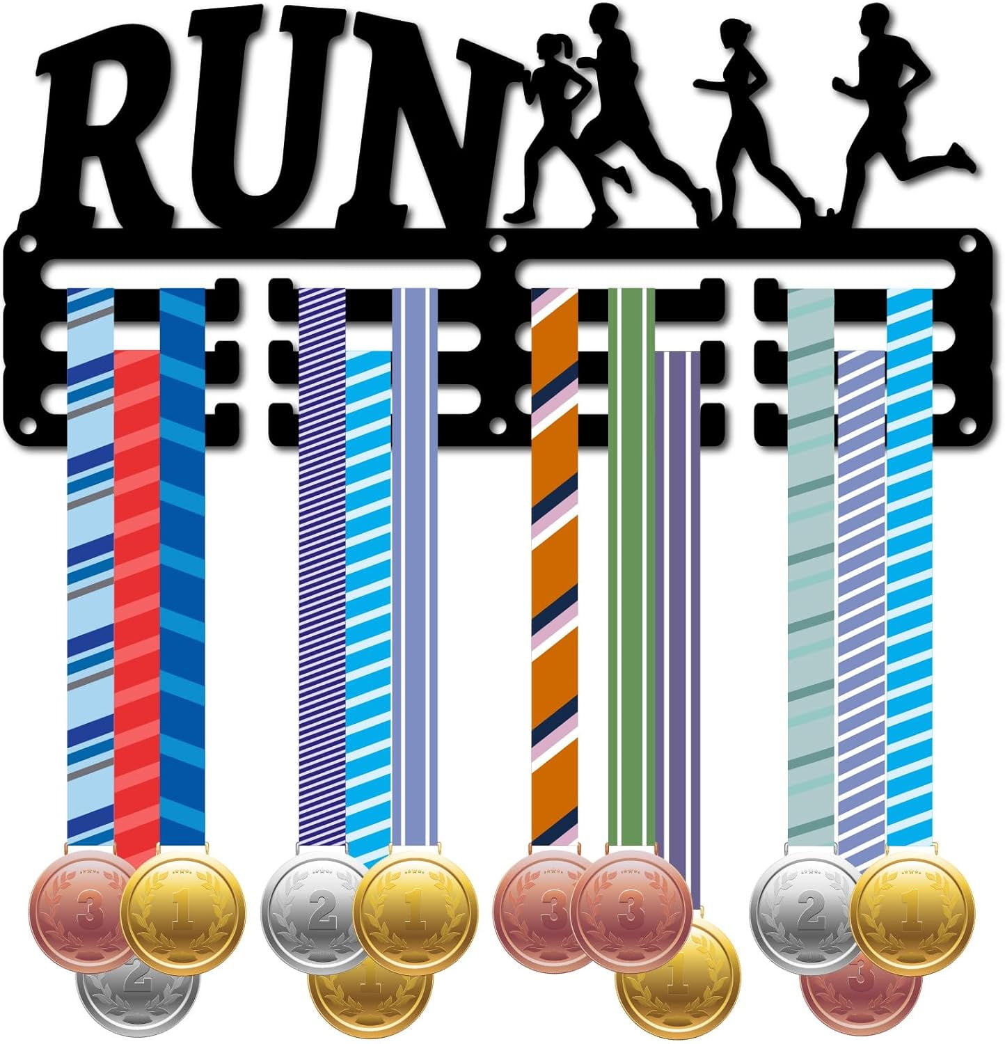 1set Run Medal Holder Runner Medal Hanger Display Sports Awards ...