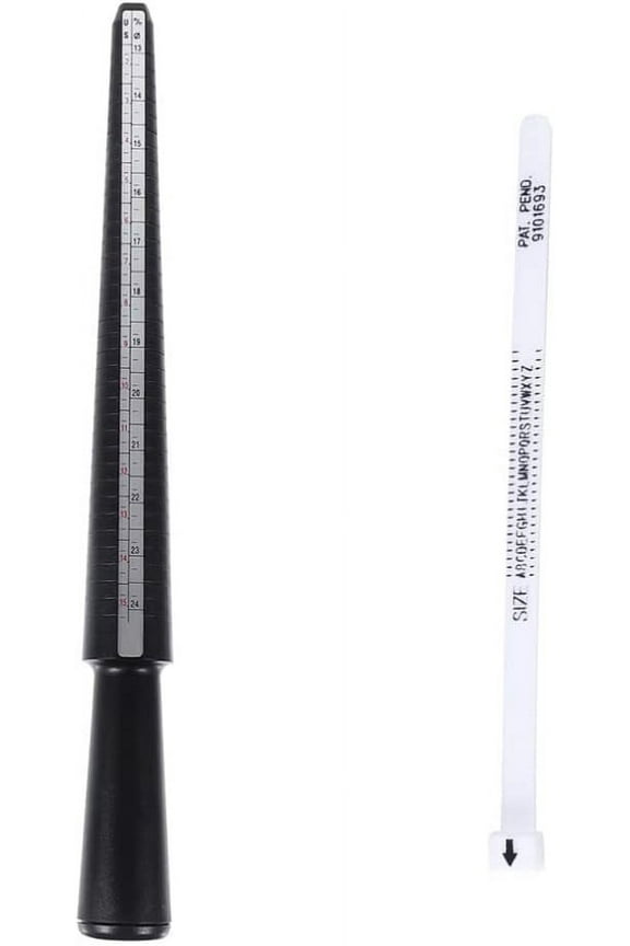 1set Set Ring Measurement Pro Tools Ring Sizer Adjuster for Loose Rings Marked Ring Mandrel Major