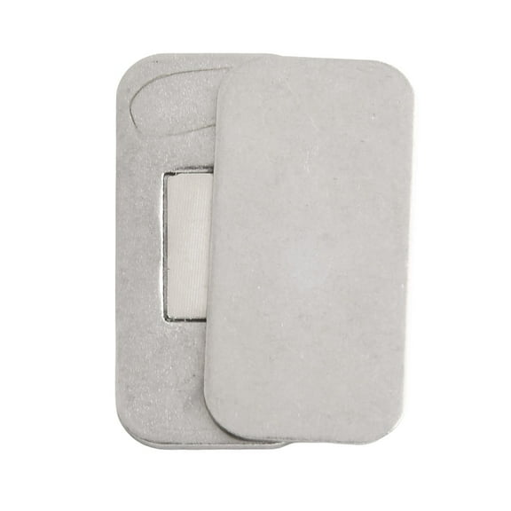 1set Silver Black Magnetic Cabinet Drawer Catches Stainless Steel Door Adhesive Invisible Magnets Closet 4*2cm Tool