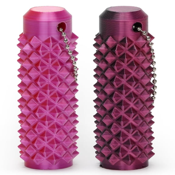 1set Spiky Fidget Roller Keychain, Anxiety Relief Handheld Sensory Toy, Stress Click Stick With Key Clip (set3, Normal)