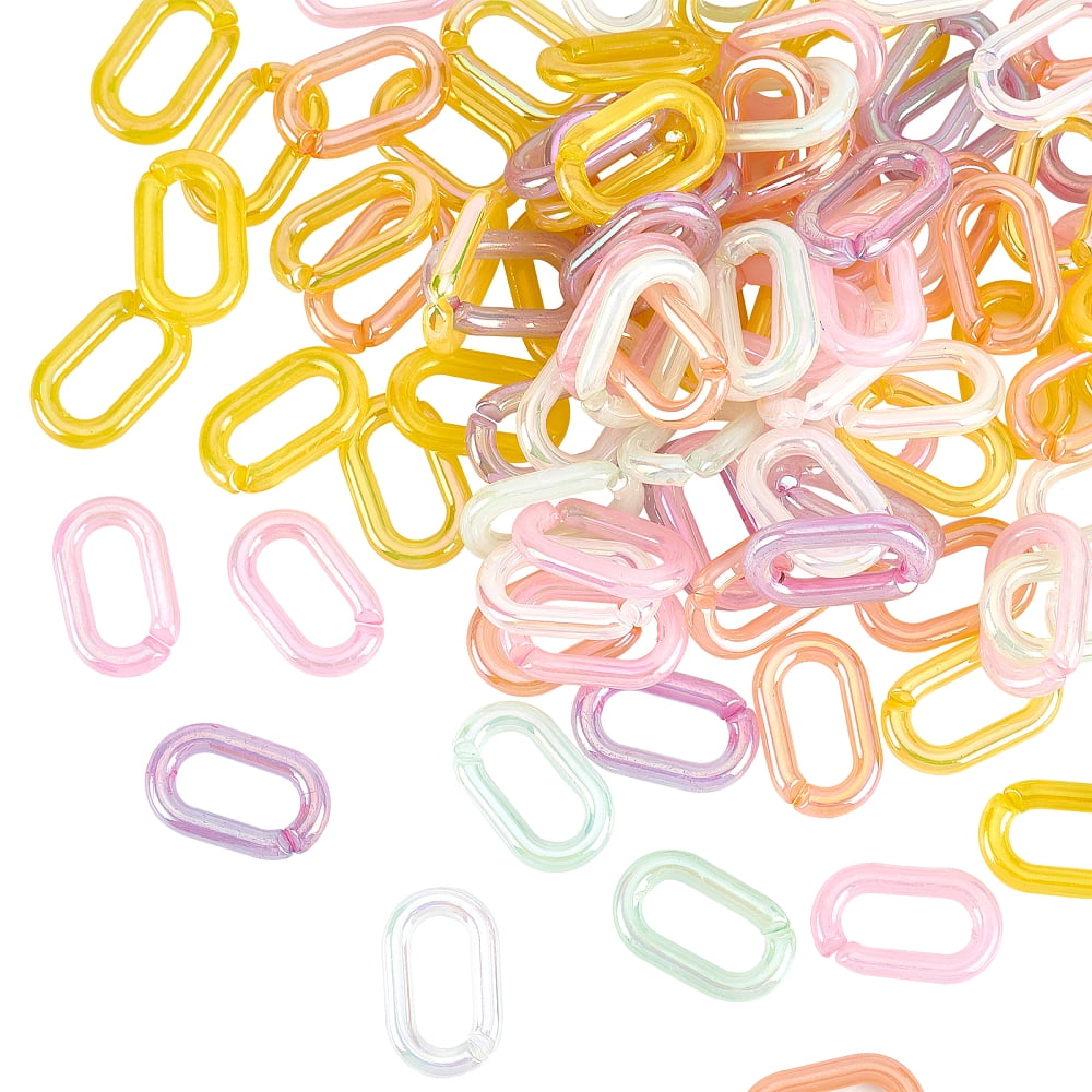 1set Transparent Acrylic Heart Horizontal Hole Letter Beads Pink 10.5x11.5x4.5mm Hole: 2mm 1300pcs/500g