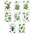 thumbnail image 1 of 1set Tropical Plants Decals Flower Stickers Green Life Window Stickers Waterproof Removable Vinyl Wall Art, 1 of 9