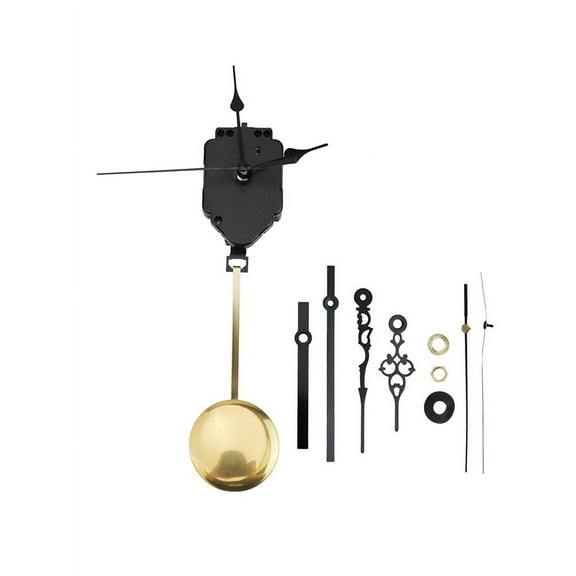 1set Wall Quartz Pendulum Clock Mechanism Movement Set With Hands-Pointers For DIY Wall Clock Repair Kits Home Decor Clocks