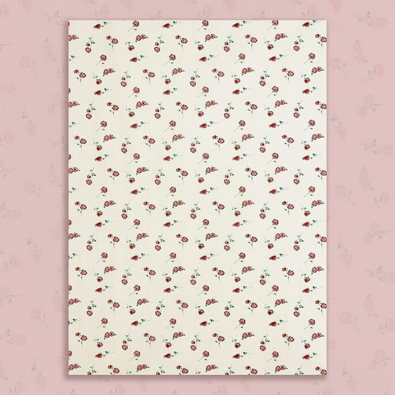1set Waterproof Wrapping Paper Flower Bouquet Wrapping Craft Paper Wedding Party Decoration Rectangle Red 700x500mm 20pcs/set