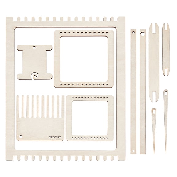 1set Wood Knitting Loom Kit Rectangle