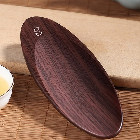 1set Wooden Electronic Digital Scale Tea Coffee Precision Rechargeable 200g / 0.1g 17*7*2cm Kitchen Tools Gadgets