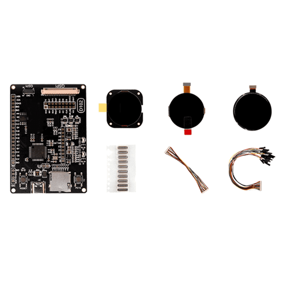1set of LCD Module AMOLED Screen DK0143S01 1.43 Inch 466x466 SPI QSPI STM32 ESP32 Code LVGL Circuit Schematic
