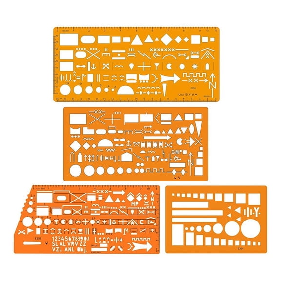 1set * stencils-As Shown