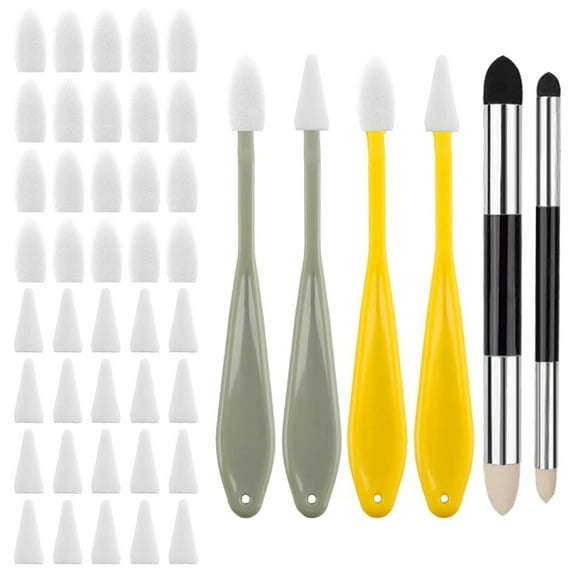 46pc Art Blending Stump Sketch Drawing Tools, Double Headed Blender Pencil Scraper Tools for New