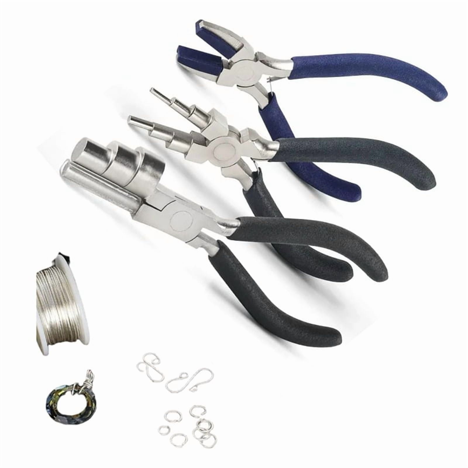 1set x wire wrapping tools for jewelry making-As Shown