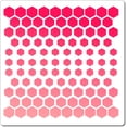 thumbnail image 1 of 1sheet Honeycomb Stencil 3 Sizes Hexagon Pattern Templates Large Washable Reusable Plastic Square Stencil Sign, 1 of 9