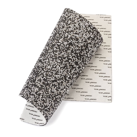 1sheet Hot Melting Glass Rhinestone Glue Sheets Self-Adhesion for Trimming Cloth Bags and Shoes Black 40x24cm