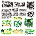 thumbnail image 1 of 1sheet PVC Plastic Clear Stamps for DIY Scrapbooking Photo Album Decorative Cards Making Clover 160x110mm, 1 of 7