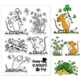 thumbnail image 1 of 1sheet PVC Plastic Clear Stamps for DIY Scrapbooking Photo Album Decorative Cards Making Mouse 160x110mm for DIY, 1 of 7