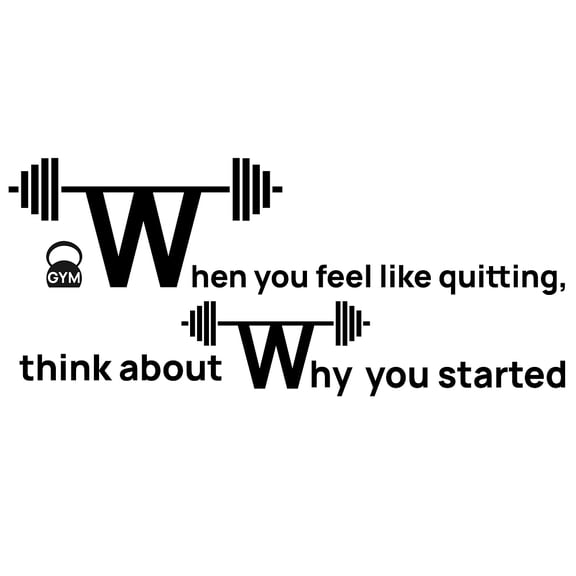 1sheet PVC Quotes Wall Sticker for Stairway Home Decoration Word Black 59x25cm