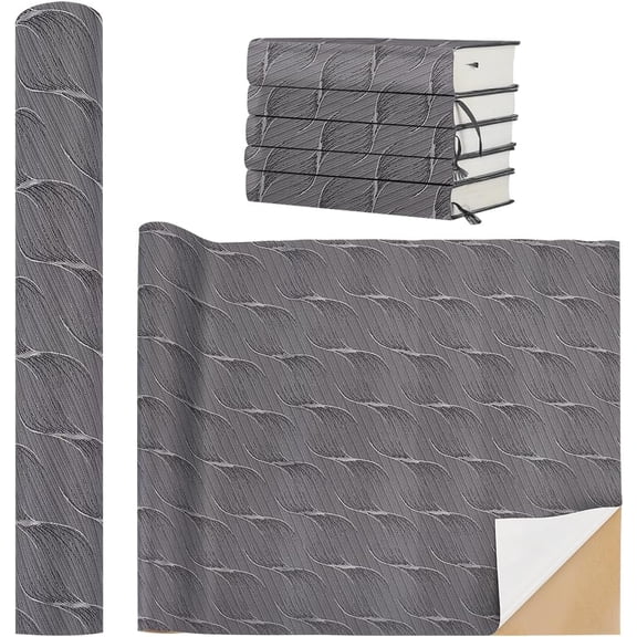 1sheet Polyester Fabric with Adhesive Back for Book Gift box Binding Dark Gray 1200x400mm